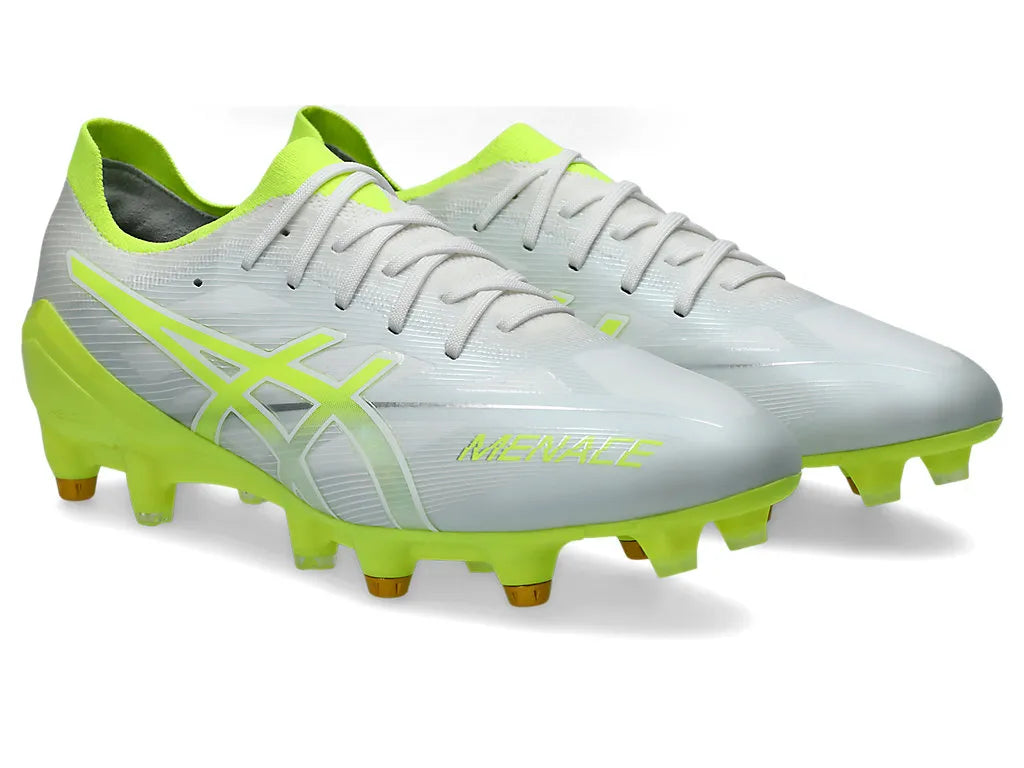 Asics Menace 5 Hybrid White/Safety Yellow Boots