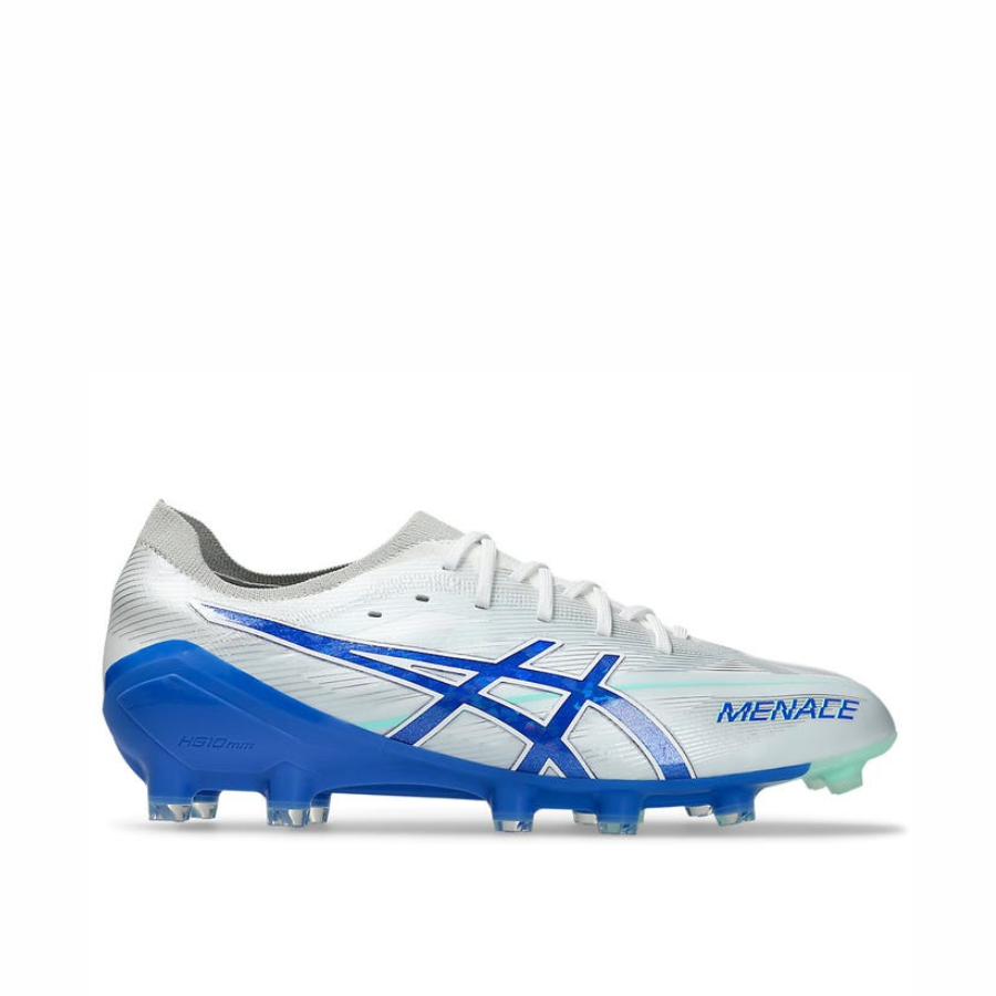 Asics Menace 5 White/Blue FG Boot
