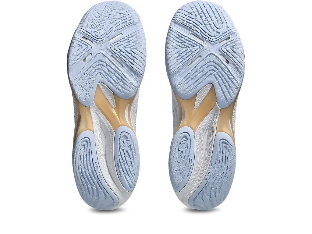 Asics Netburner Ballistic FF 4 (D) White / Champagne Womens