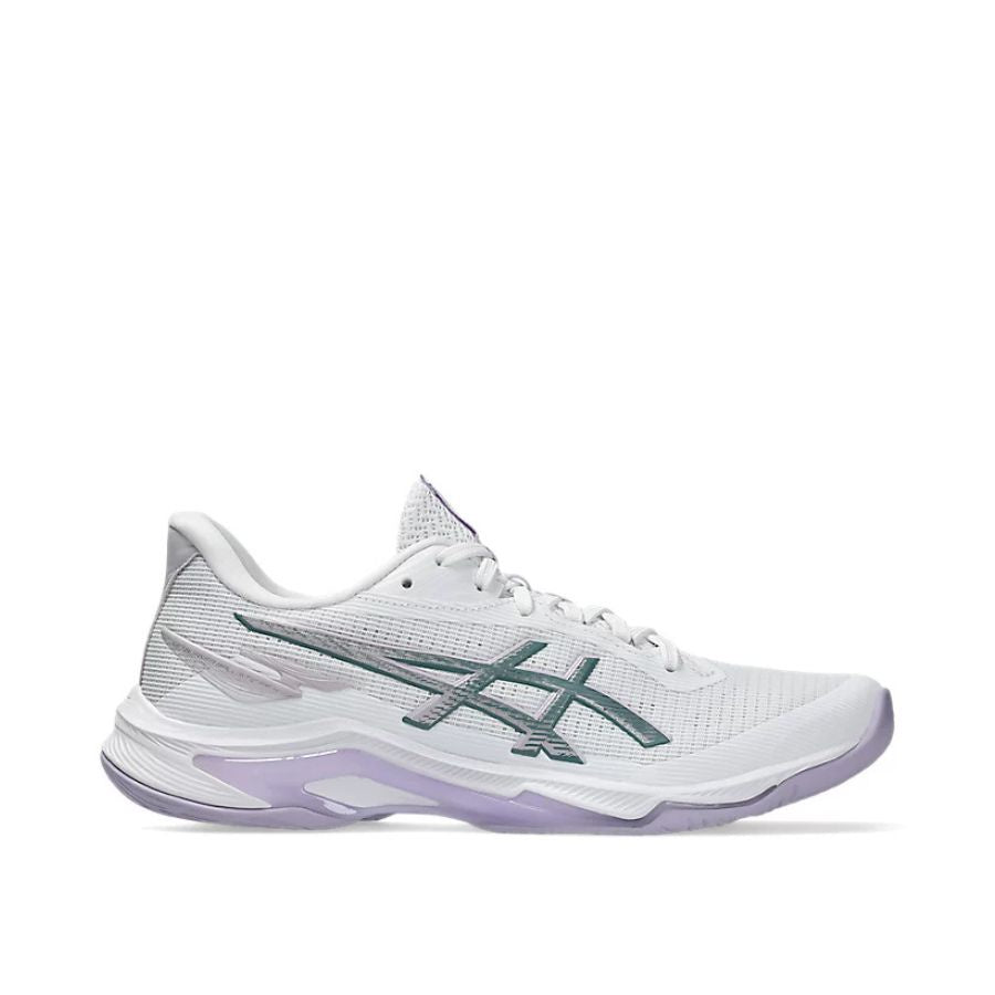 Asics Netburner Ballistic FF 4 (D) White / Dahlia Womens