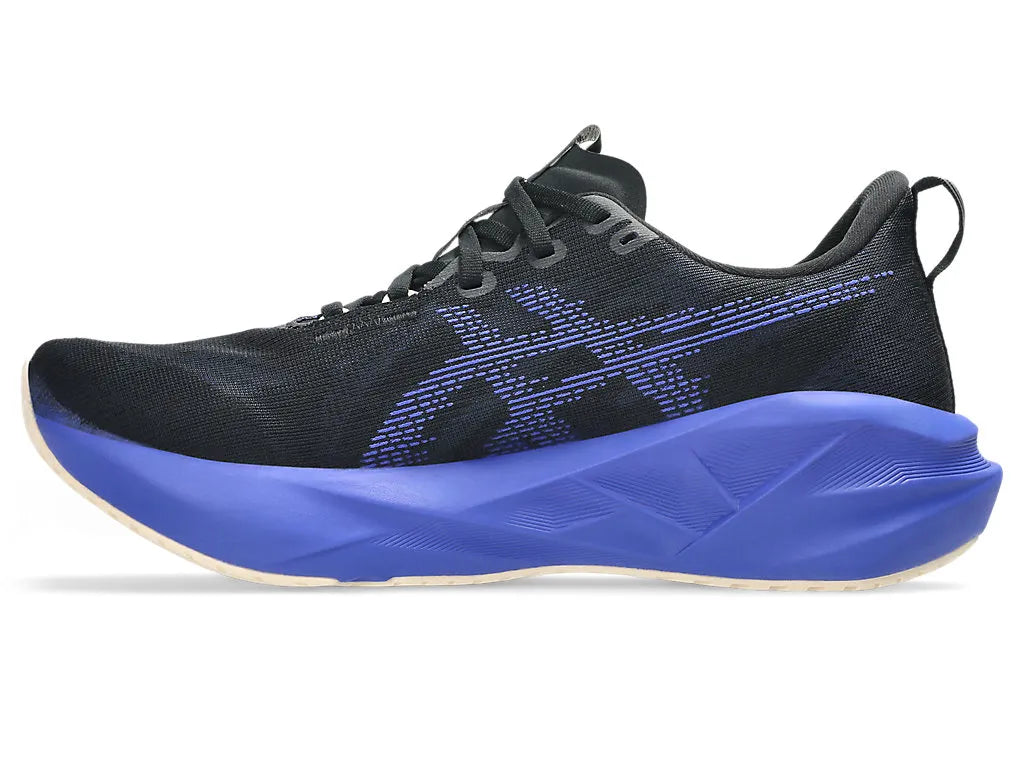 Asics Novablast 5 Black/Cobalt Burst (2E) Mens
