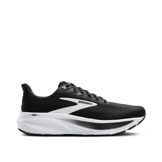 Brooks Ghost 17 (2E) Black / White Mens