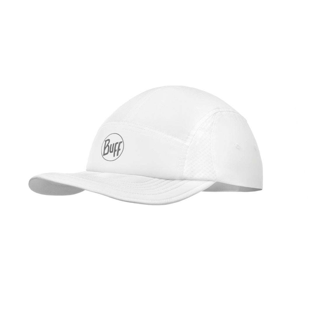 Buff 5 Panel Go Cap - White