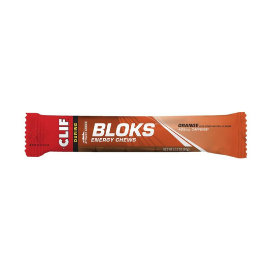 CLIF Bloks - Orange (+ Caffeine) 60g
