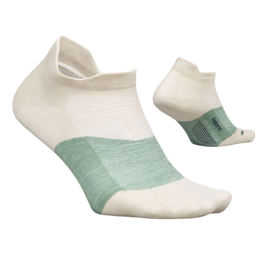 Feetures Merino 10 Max Cushion Tab Socks - Pampas Grass
