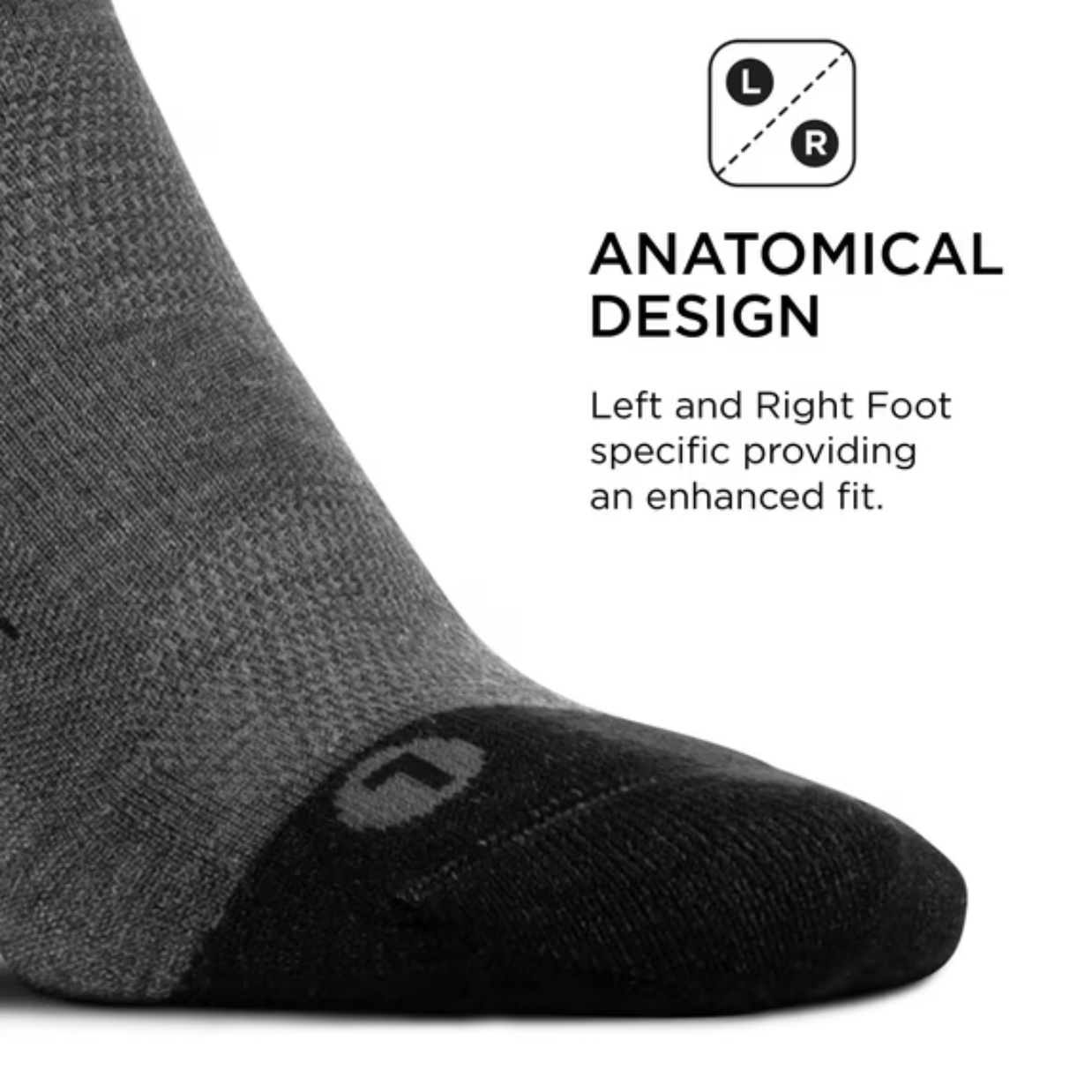 Feetures Merino 10 Max Cushion Tab Socks - White