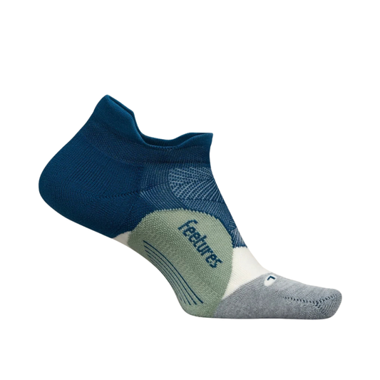Feetures Elite Light Cushion No Show Tab Midnight Woods Sock