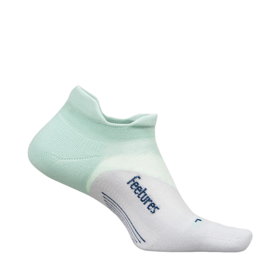 Feetures Elite Light Cushion No Show Tab Sage Sock Womens