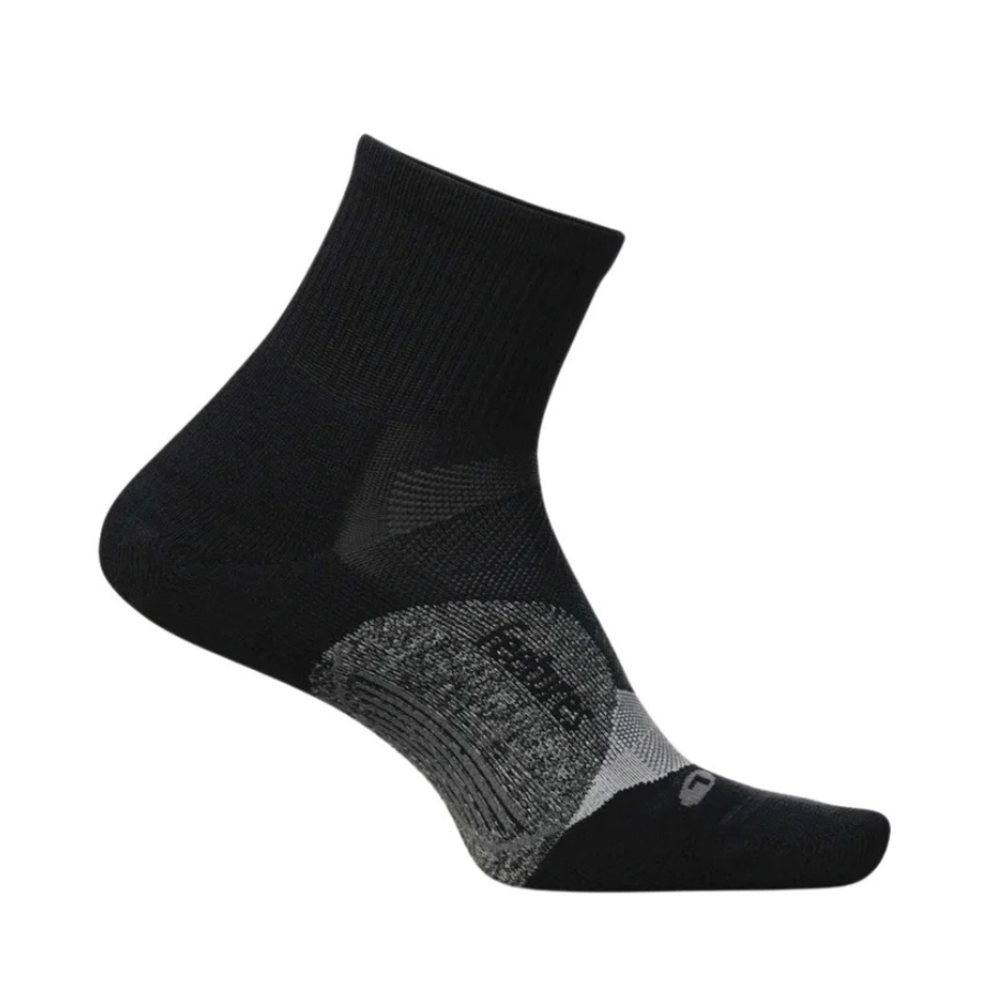 Feetures Elite Light Cushion Quarter Black