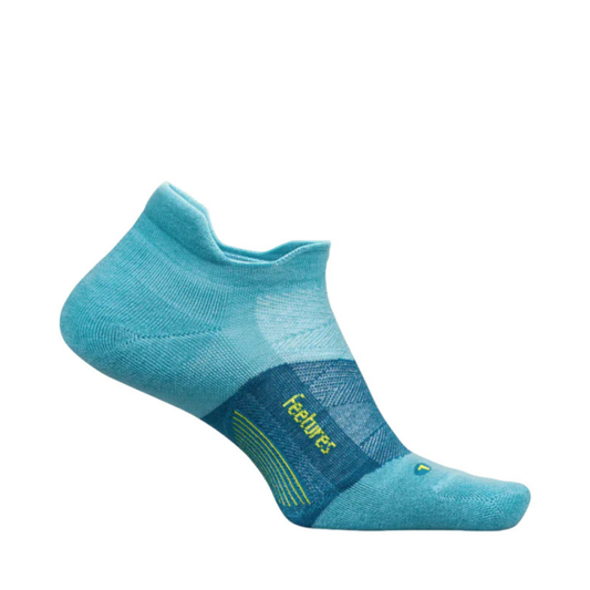 Feetures Merino 10 Max Cushion Tab Socks - Tahoe Blue