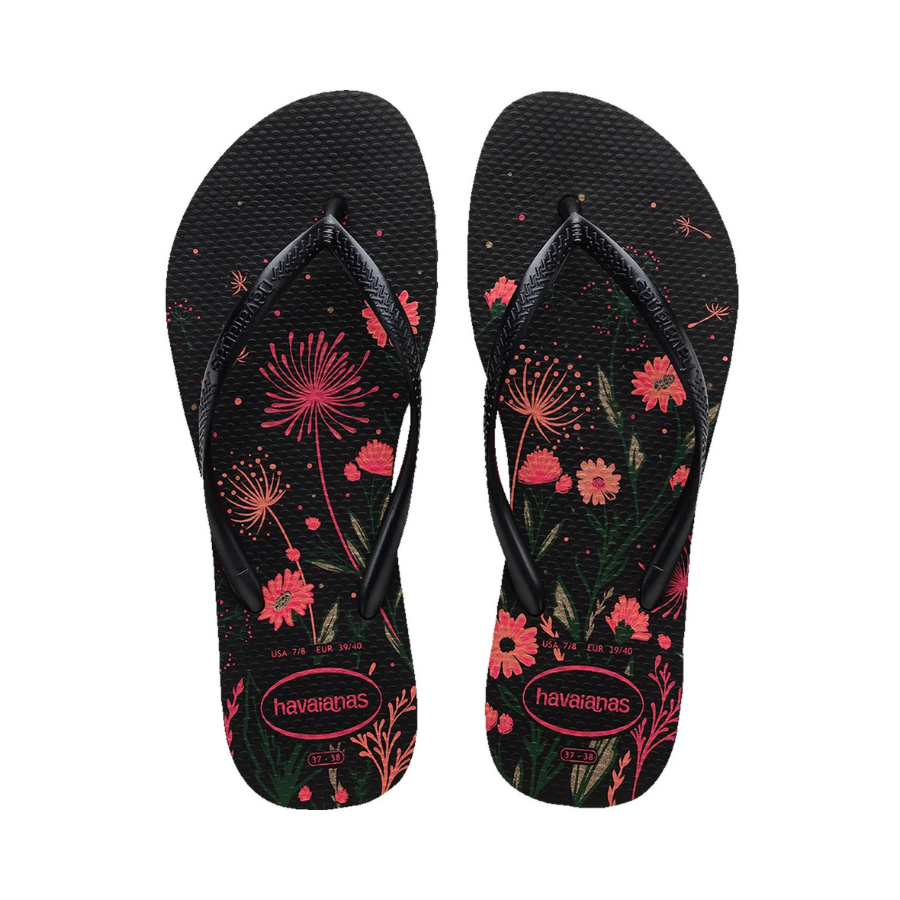 Havaianas Slim Organic Black/Pink