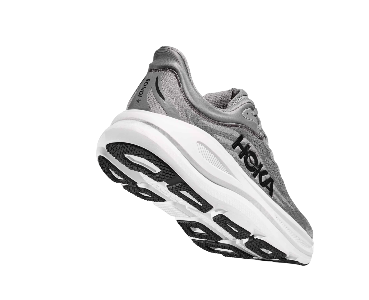 Hoka Bondi 9 Grey Wide (2E) Mens