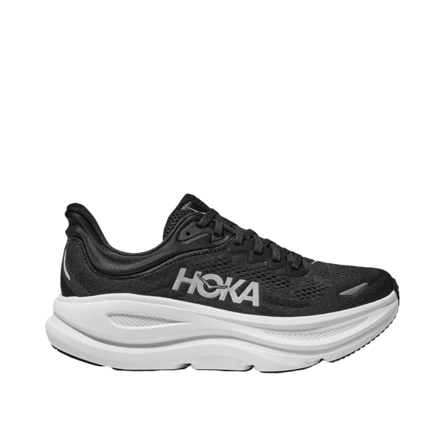 Hoka Bondi 9 Wide (2E) B/W Mens
