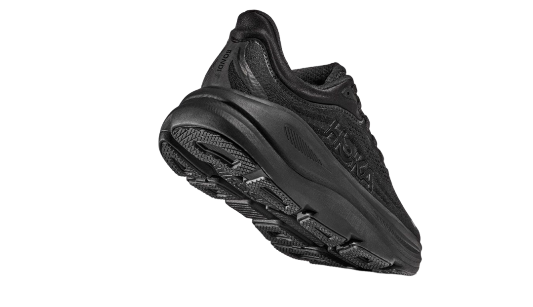 Hoka Bondi 9 Wide (D) Black Womens (LAST SIZE US 7)
