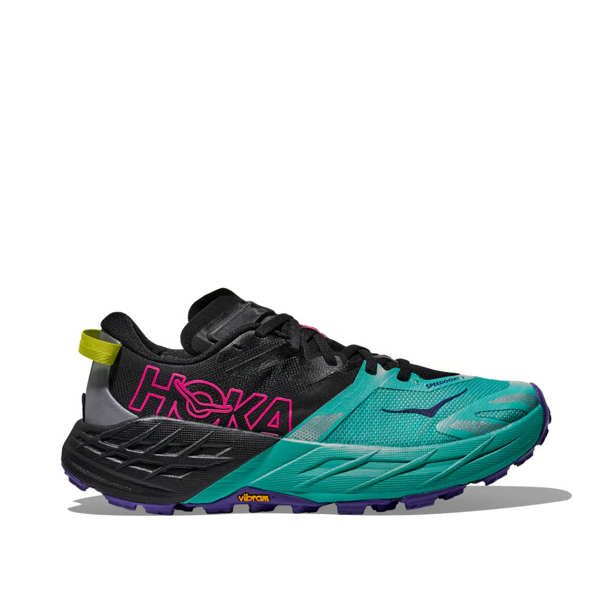 Hoka Speedgoat 7 Black / Electric Aqua Womens