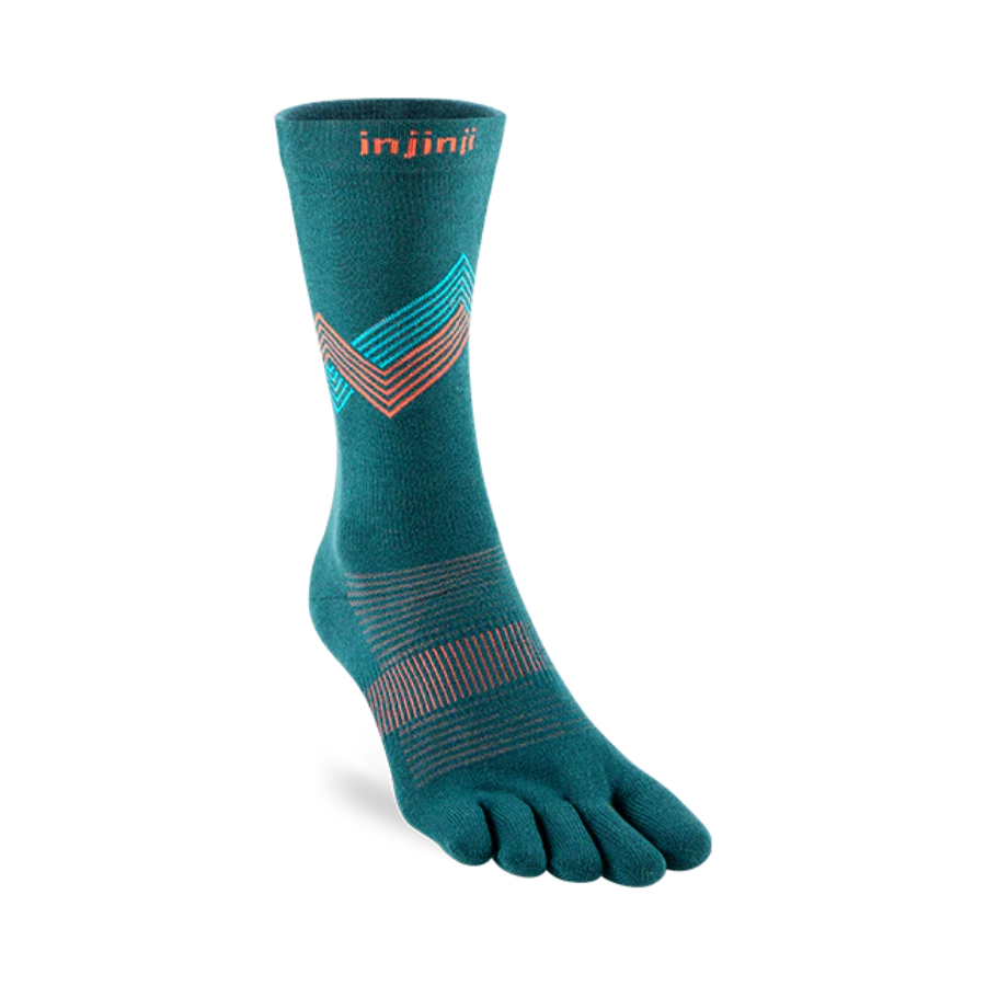 Injinji Run Lightweight Crew Sock Lagoon