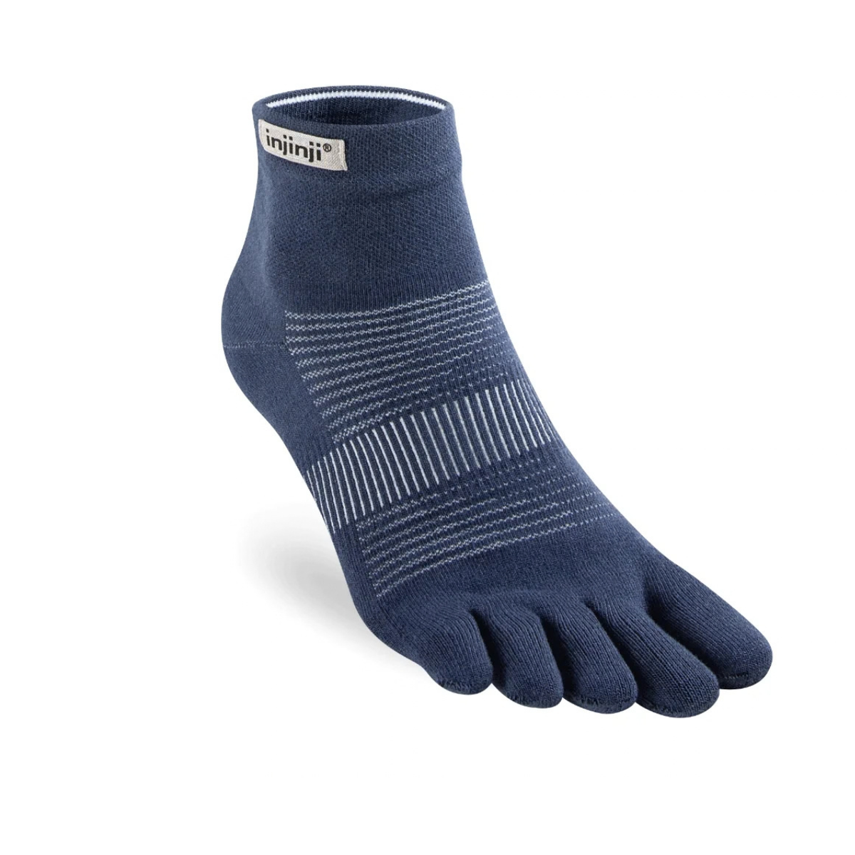 Injinji Run Lightweight Mini-Crew Sock Navy