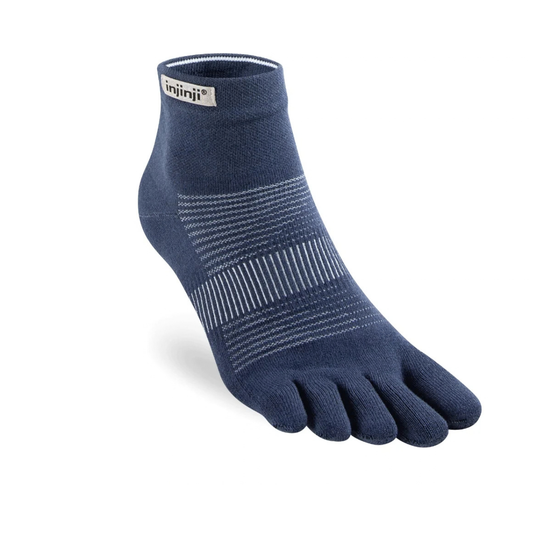 Injinji Run Lightweight Mini-Crew Sock Navy