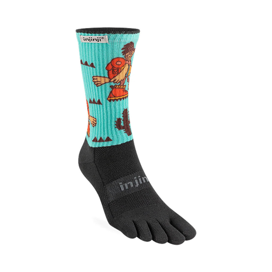 Injinji Trail Midweight Crew Sock Mojave Graphic
