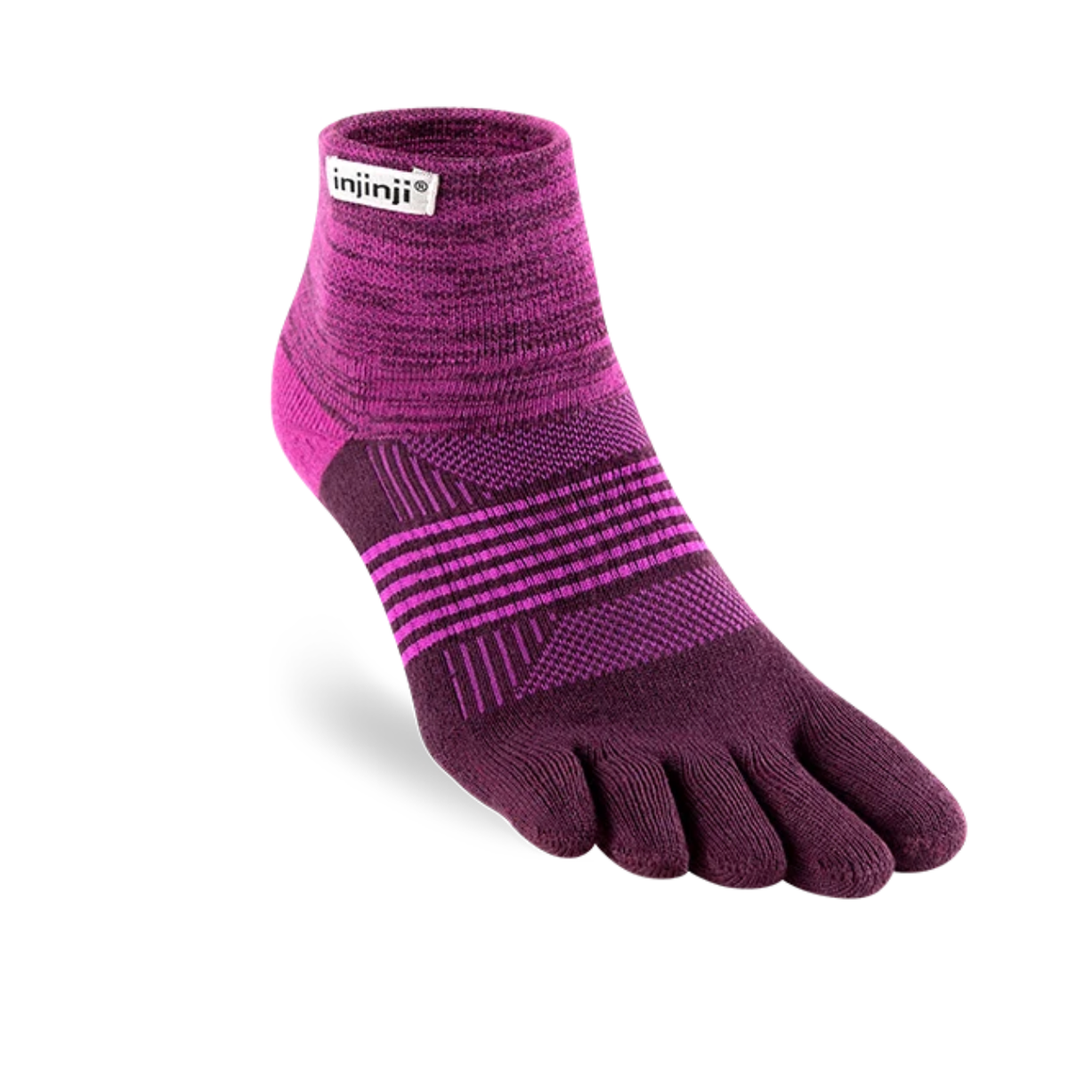 Injinji Trail midweight Mini-Crew Womens Sock Violet