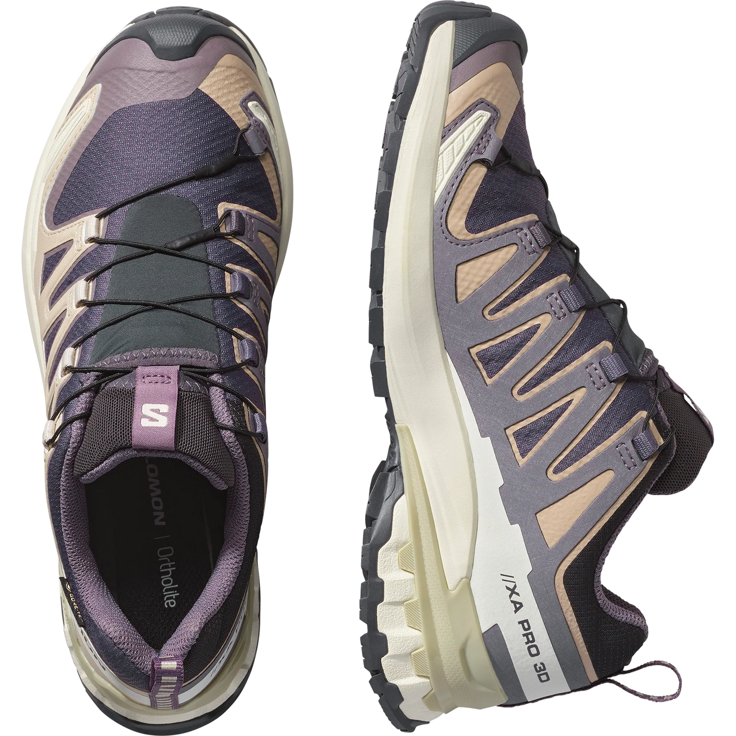 Salomon XA Pro 3D v9 GTX Nine Iron / Oxford Tan Womens