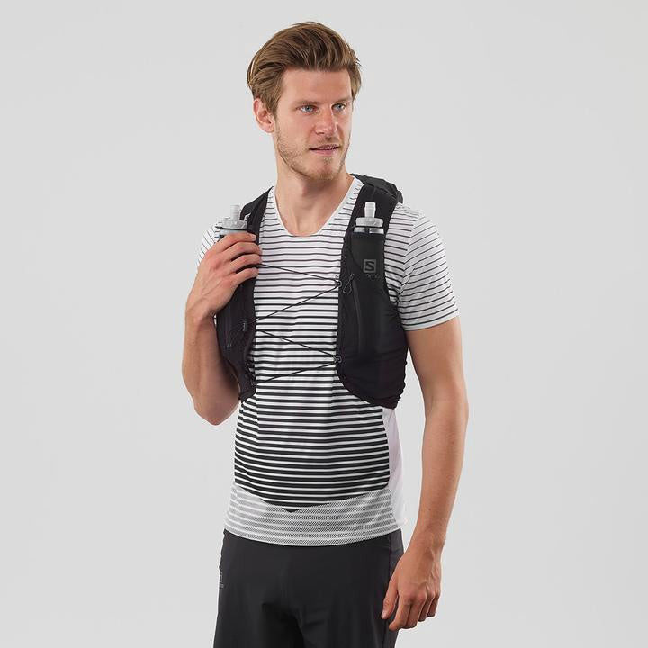 Salomon Adv Skin 12 Set Vest (Black) with Bottles