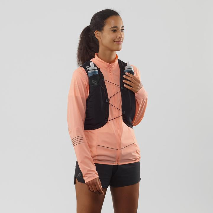 Salomon Adv Skin 12 Set Vest (Black) with Bottles