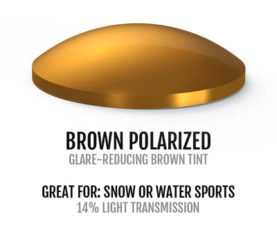 Tifosi Swank XL Brown Fade Polarised Lens Sunglasses