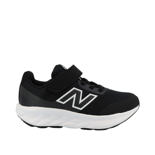 New Balance 520 Bungee Lace Black / White P52099O Kids
