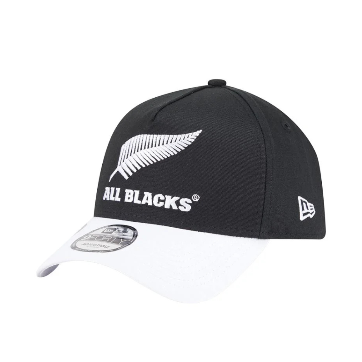 New Era 9Forty A Frame All Blacks Black/White 2 Tone Cap