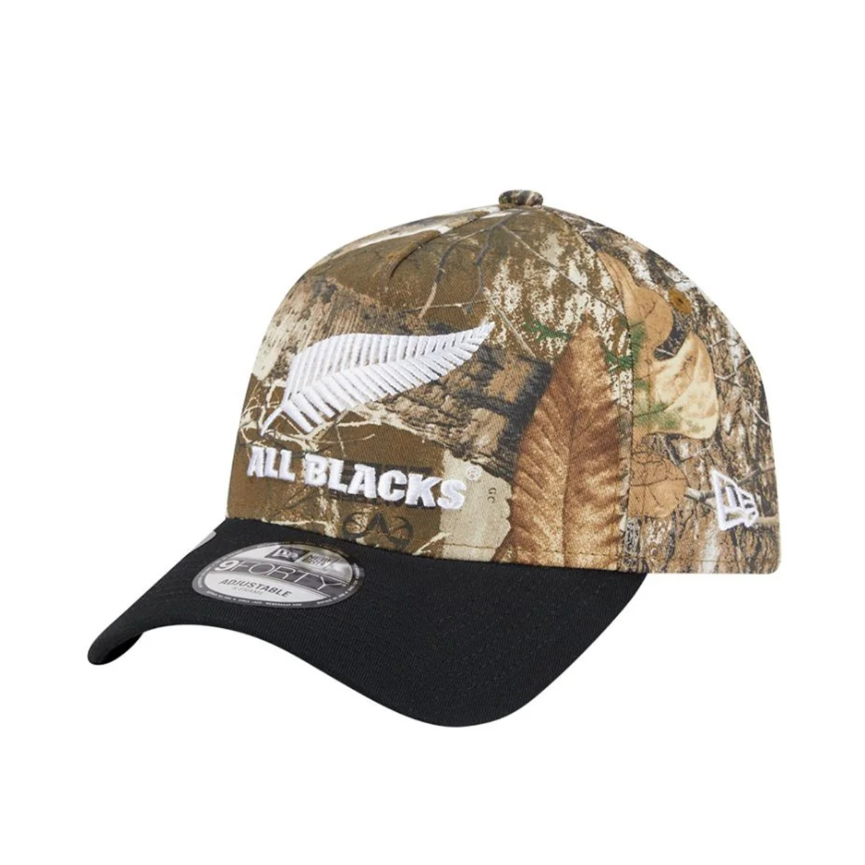 New Era 9Forty A Frame All Blacks Real Tree Black/White 2 Tone Cap