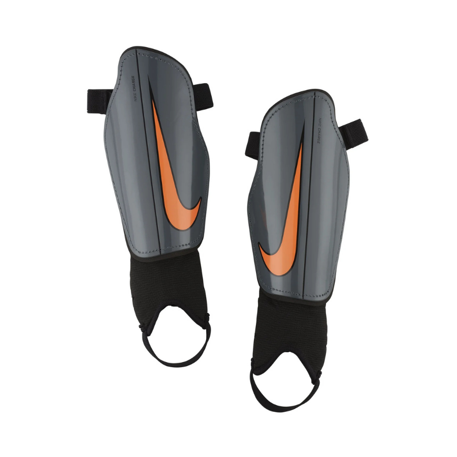 Nike Charge Shin Guards Grey/Orange Unisex