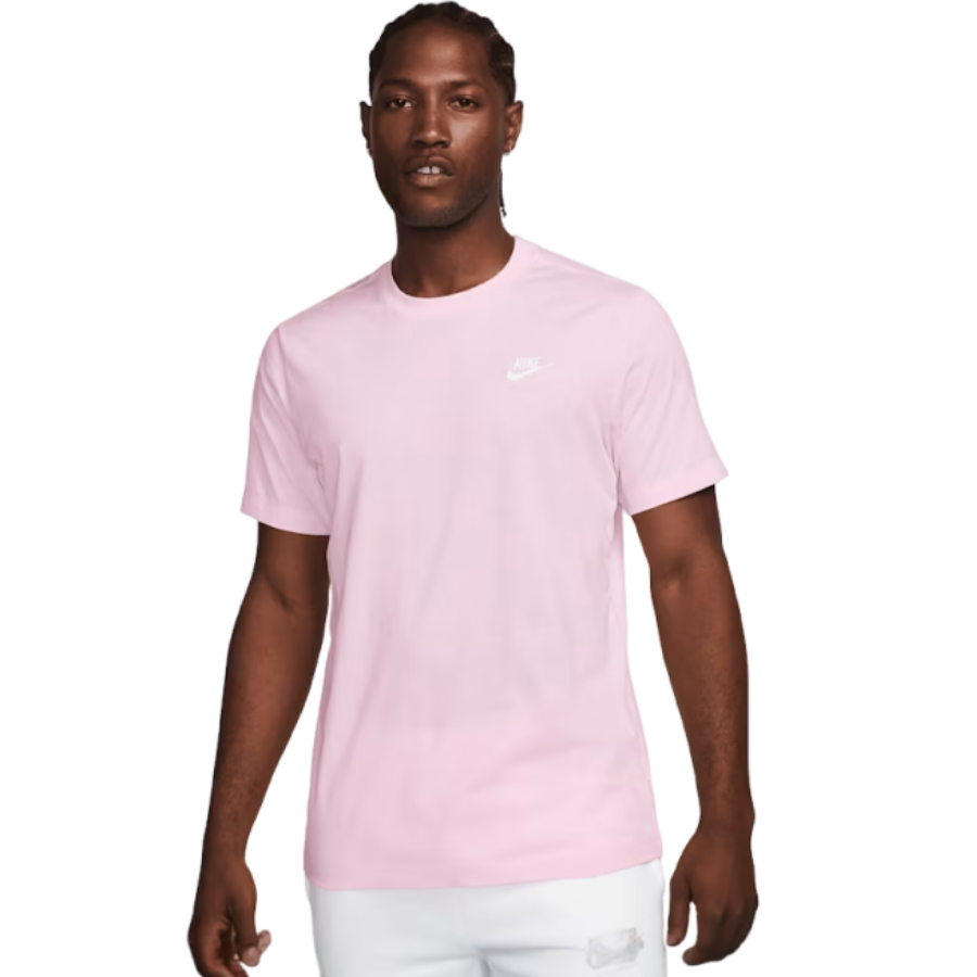 Nike Sportswear Club Pink Tee Mens