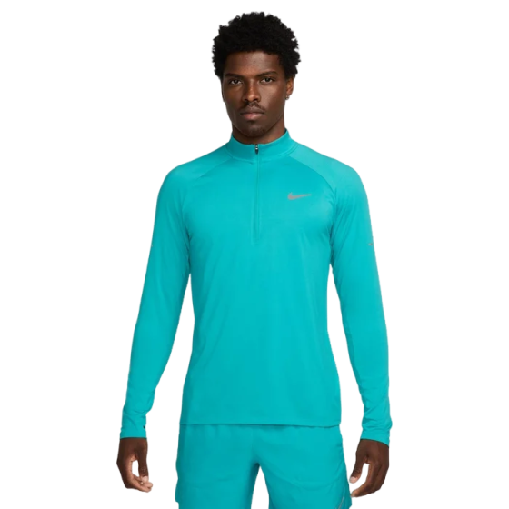 Nike Stride 1/4-Zip Running Top Blue Mens