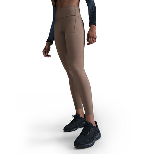 Nike Swift 7/8 Leggings Brown Womens