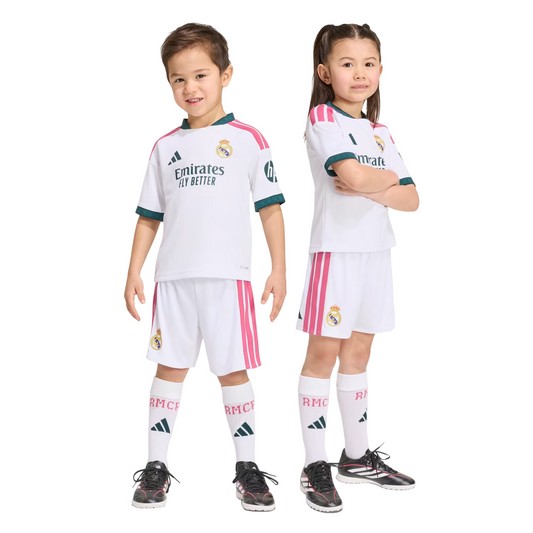 Adidas Real Madrid 26/27 Home Set Kit Kids