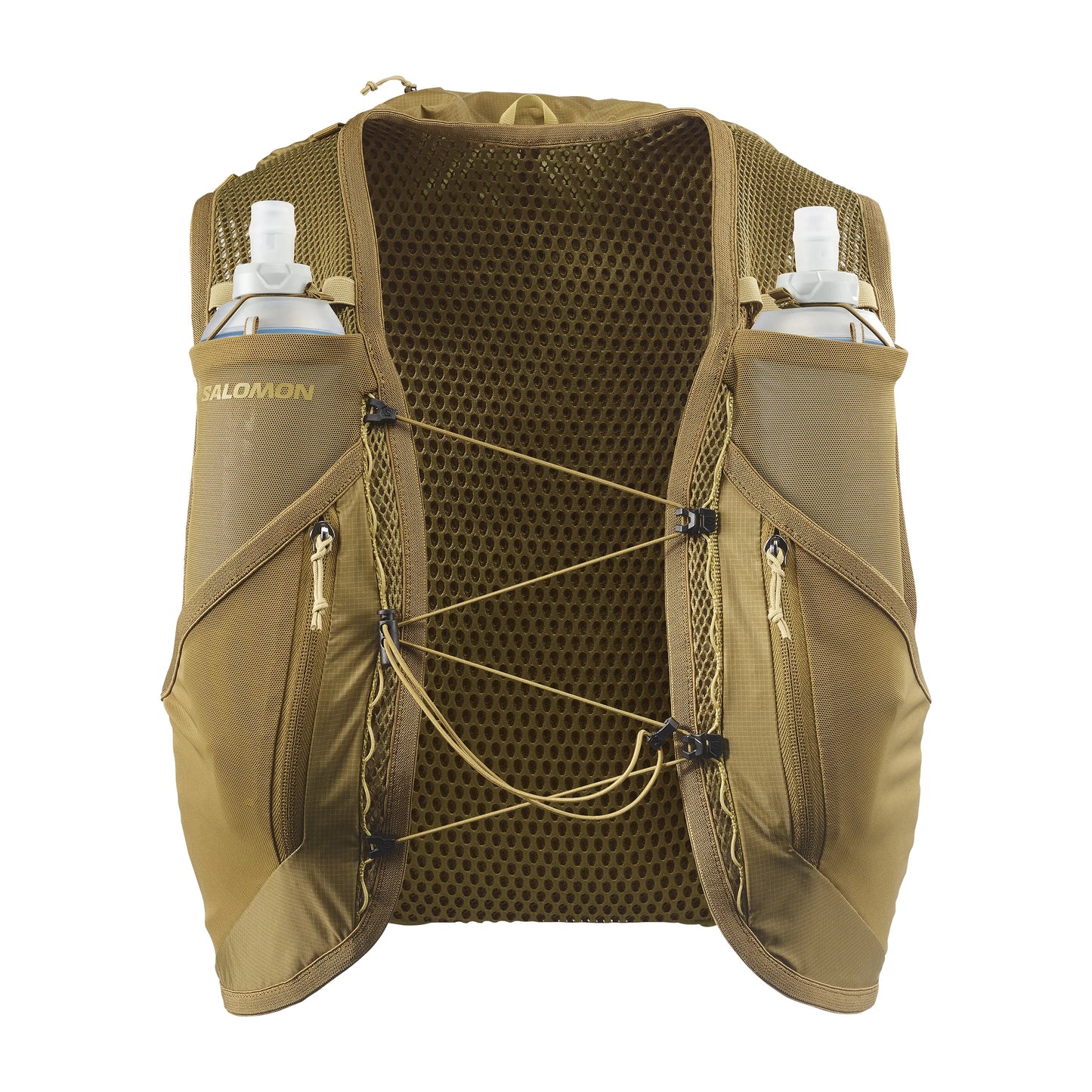 Salomon Active Skin 12 Set with Flasks - Brilliant Olive