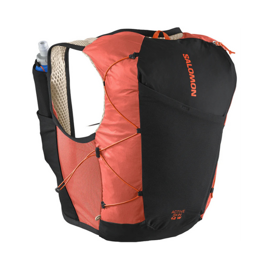 Salomon Active Skin 12 Set with Flasks Emberglow Womens