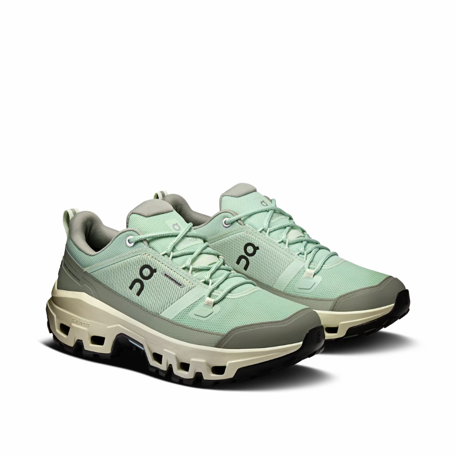 On Running Cloudrock Low WP Mineral Aloe Womens