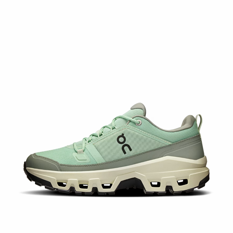 On Running Cloudrock Low WP Mineral Aloe Womens