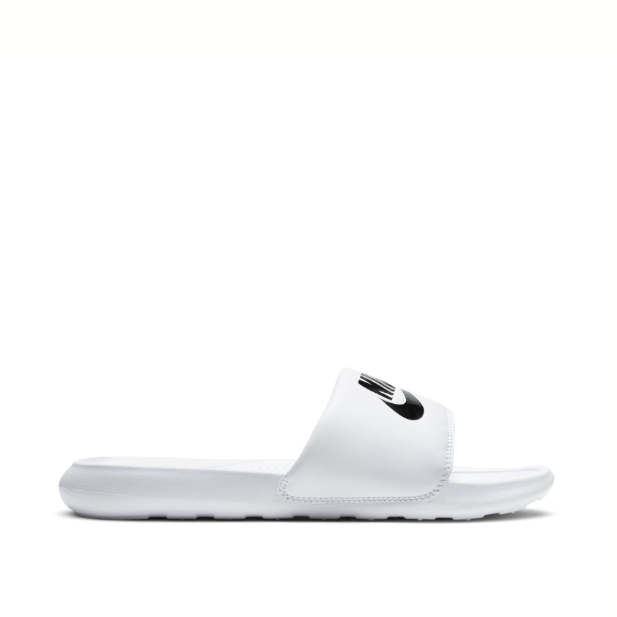 Nike Victori One Slides White/Black Womens