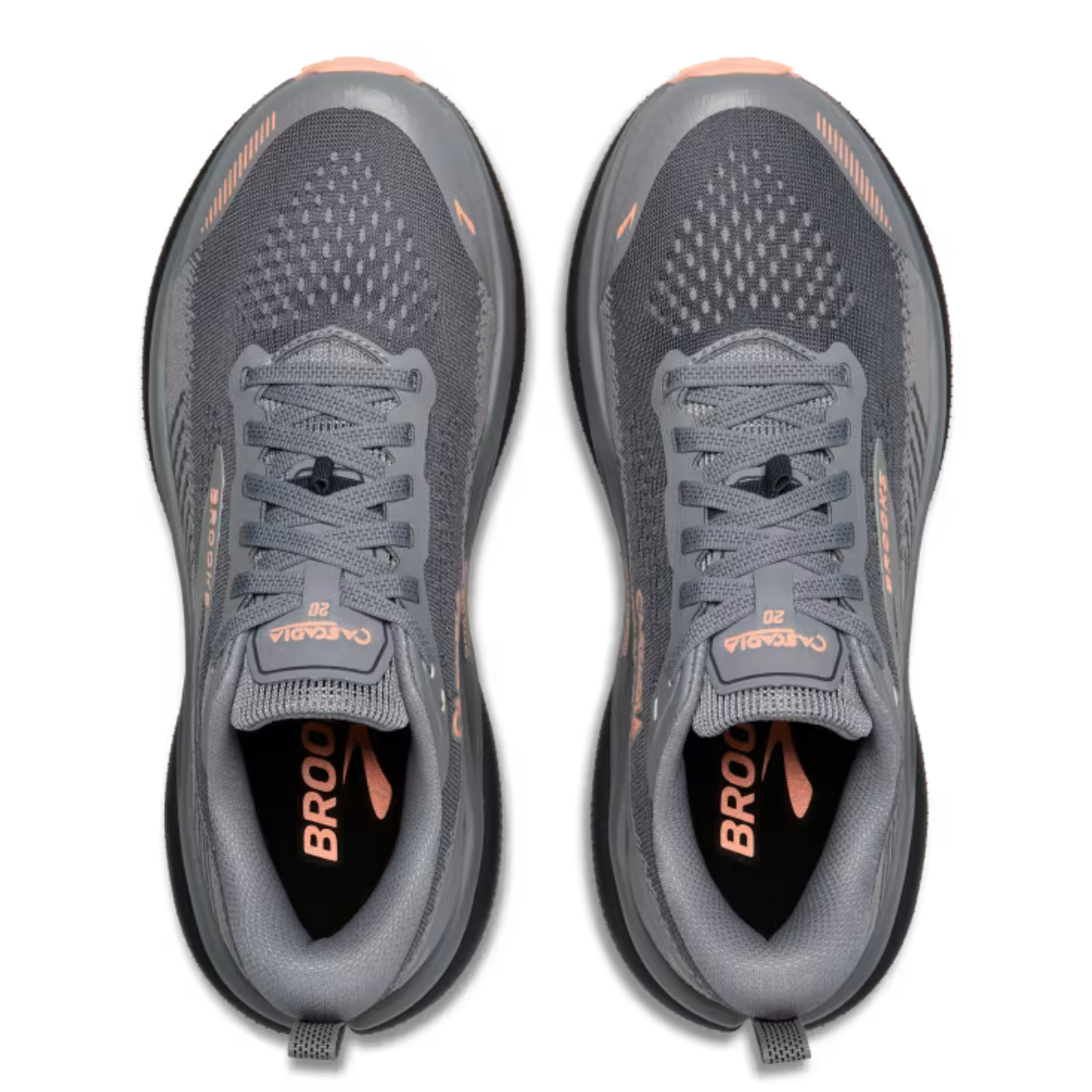 Brooks Cascadia 20 Grey / Peach Womens