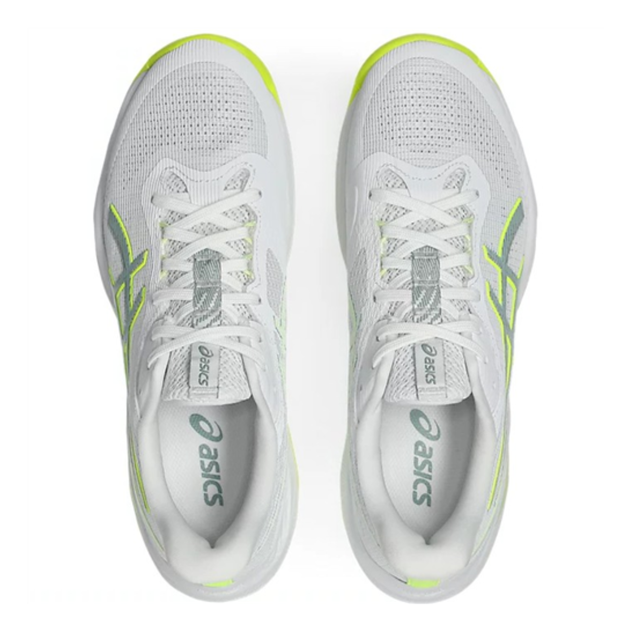 Asics Netburner Ballistic FF 4 White / Safety Yellow Womens