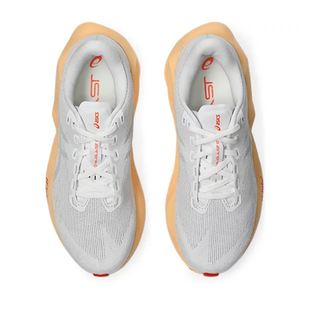 Asics Novablast 6 White / Vivid Coral Womens