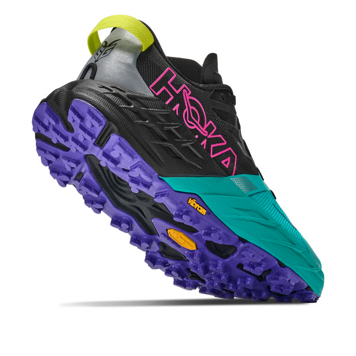 Hoka Speedgoat 7 Black / Electric Aqua Womens