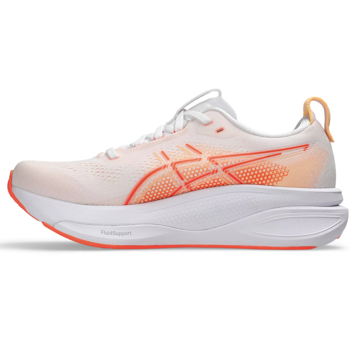 Asics Gel-Kayano 33 White / Vivid Coral Womens