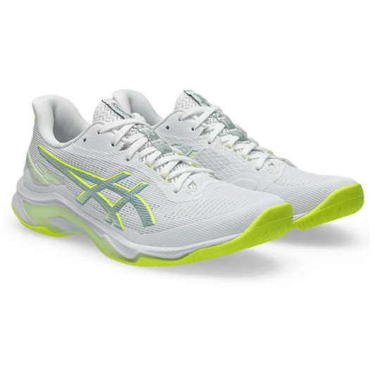 Asics Netburner Ballistic FF 4 White / Safety Yellow Womens