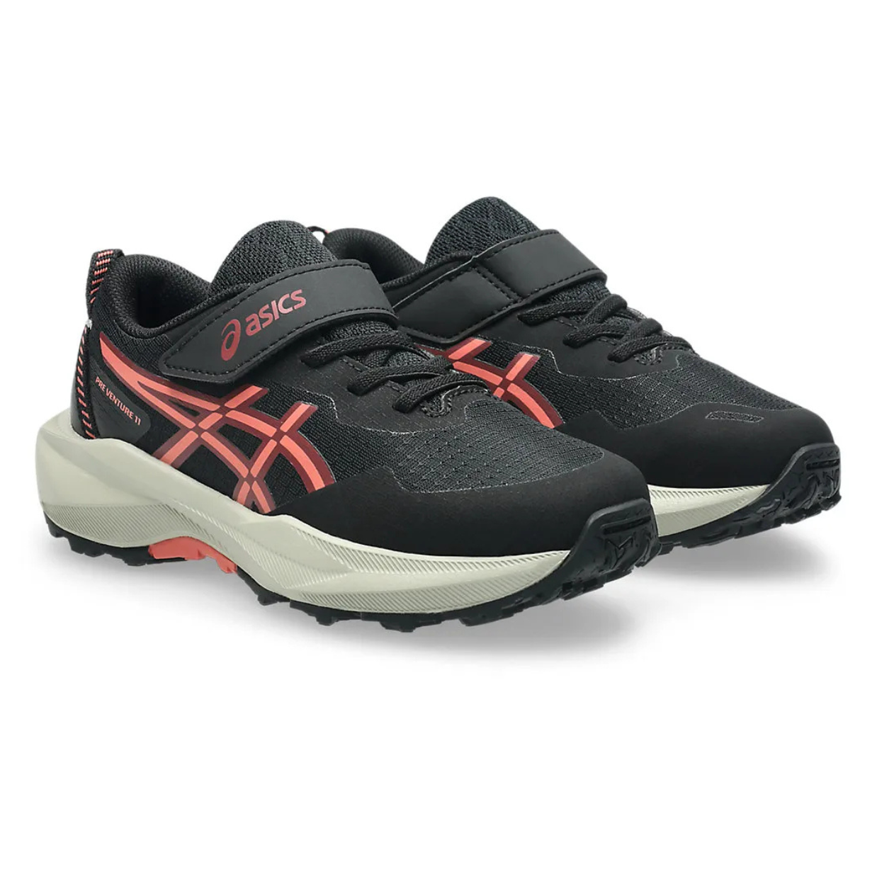 Asics Pre-Venture 11 (PS) Black / Papaya Kids