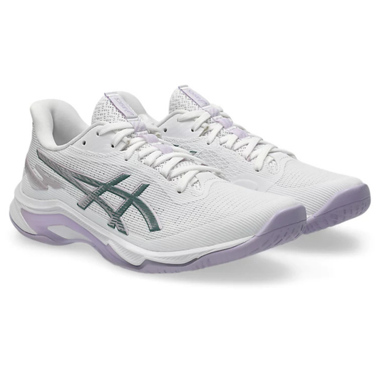 Asics Netburner Ballistic FF 4 (D) White / Dahlia Womens