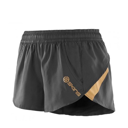 Skins Rush Shorts Black/Gold Womens